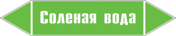 Маркировка трубопровода "соленая вода" (пленка, 126х26 мм) - Маркировка трубопроводов - Маркировки трубопроводов "ВОДА" - Магазин охраны труда ohranatruda-shop.ru